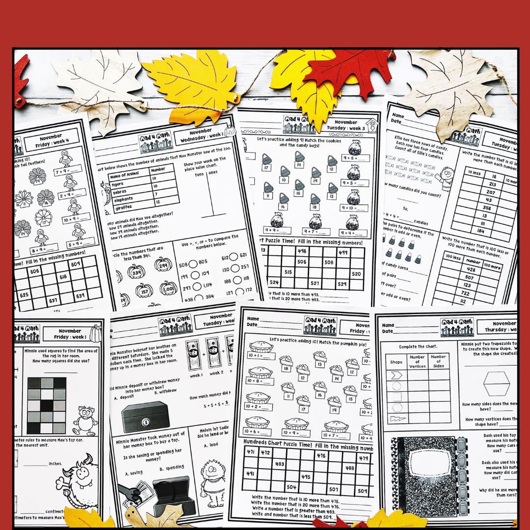 2nd Grade Math Review and Targeted Skills Practice Matters: How to Make It Easy and Engaging