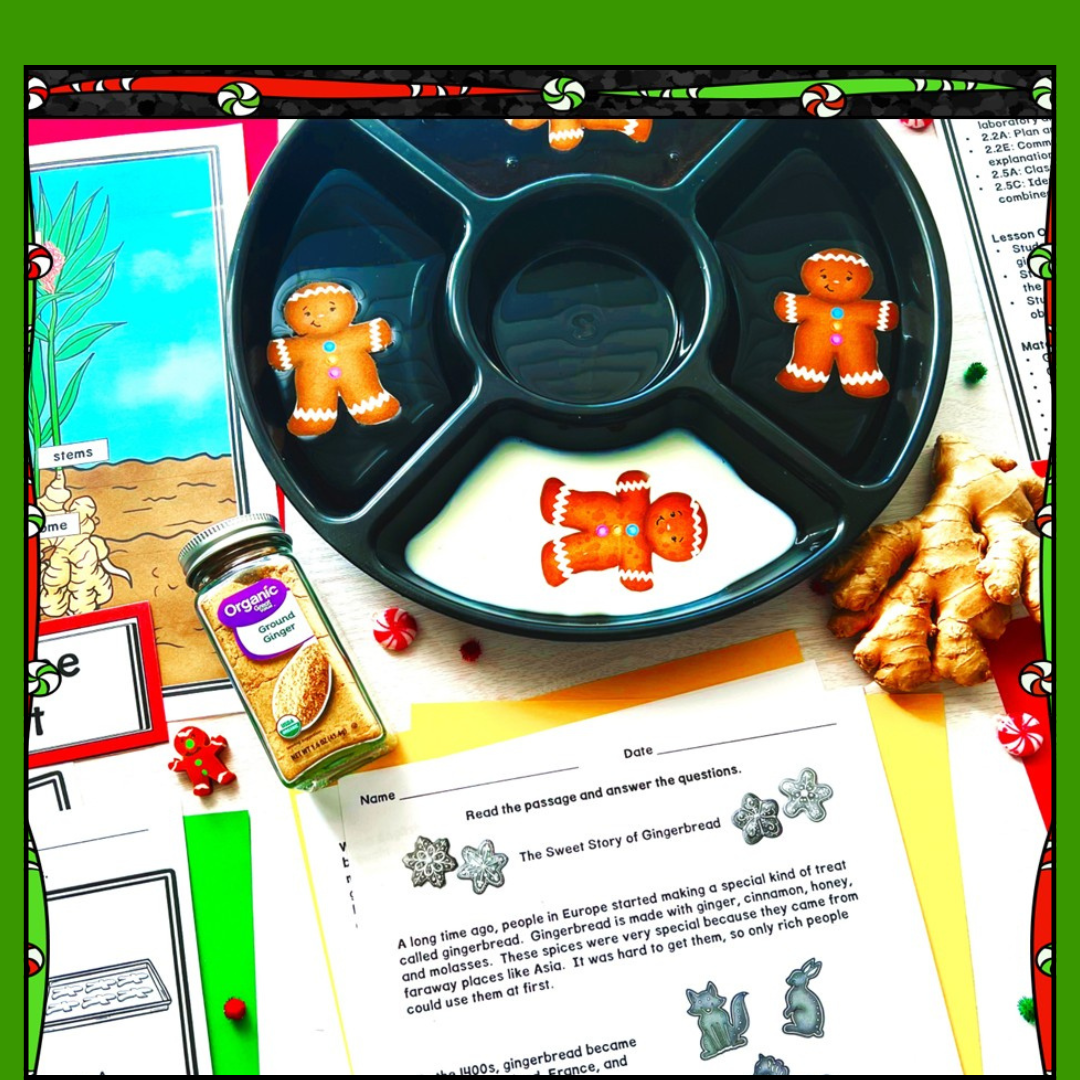 12 Gingerbread Themed Activities for Math, ELA, Science & Social Studies